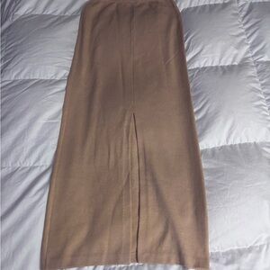 Saint John's Bay Active Tan Pencil Skirt